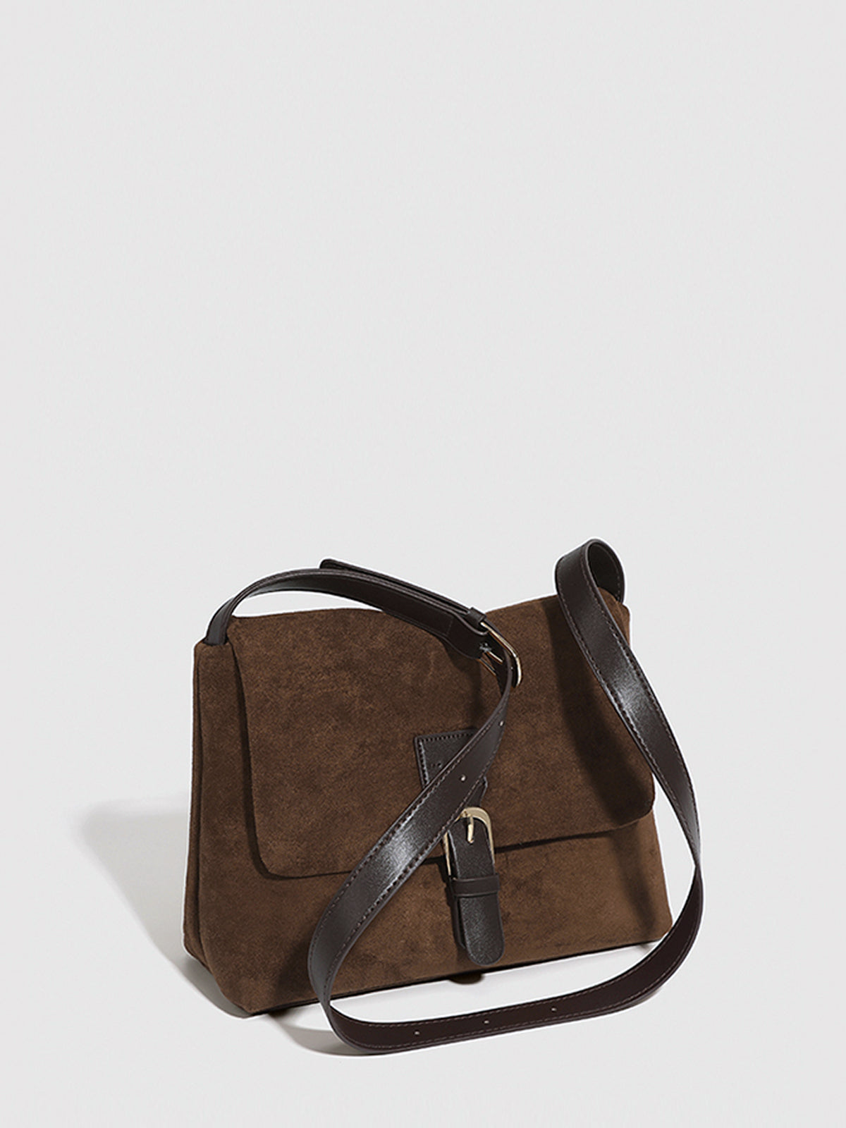 Vintage schouderband met elegante gesp