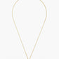Grappige gouden gestreepte hanger ketting