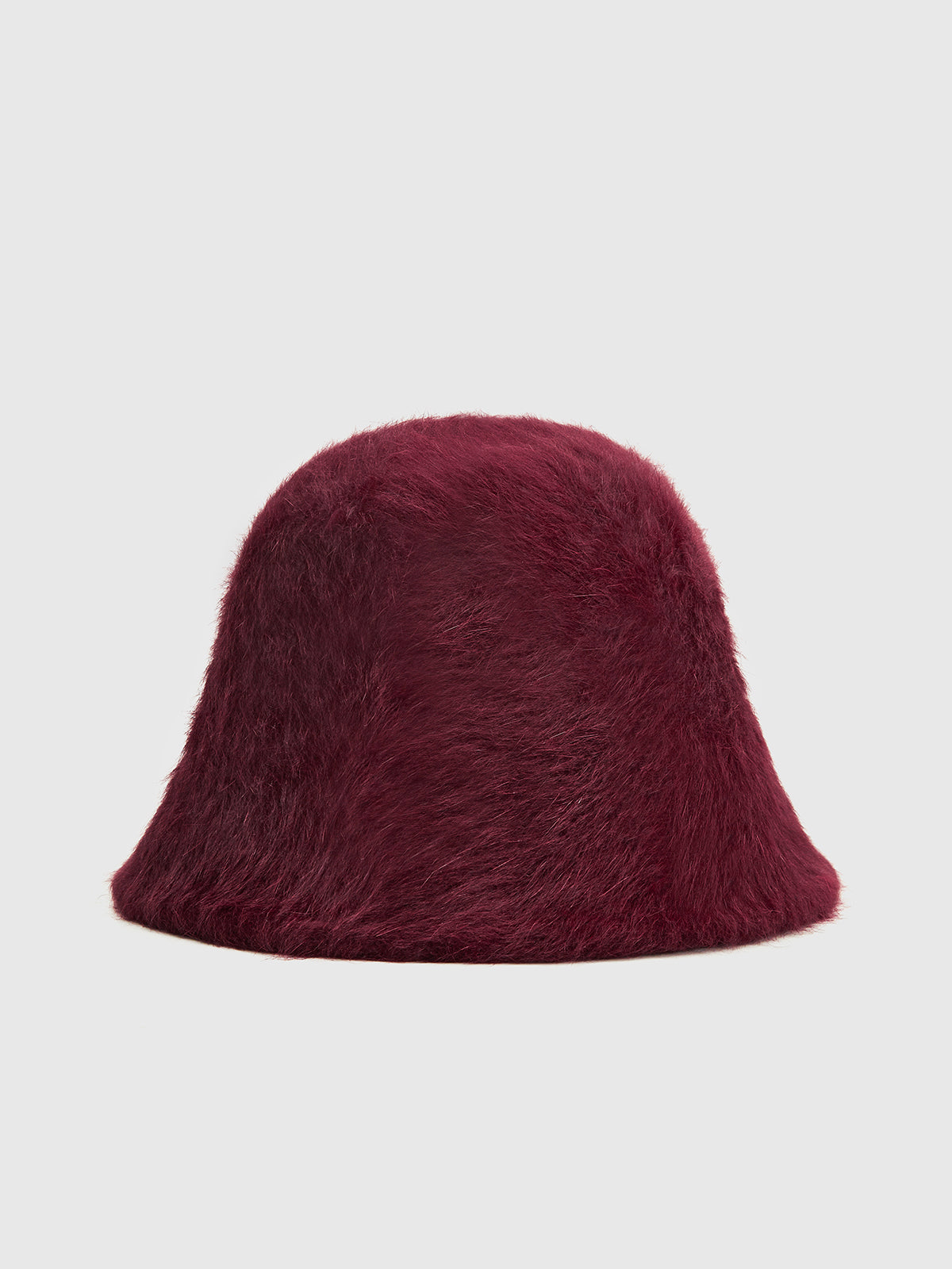 Bucket hoed van natuurlijk conijnenvacht, elegante en comfortabele stijl