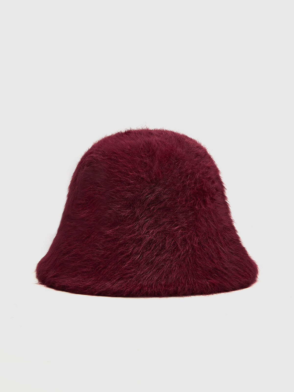 Bucket hoed van natuurlijk conijnenvacht, elegante en comfortabele stijl