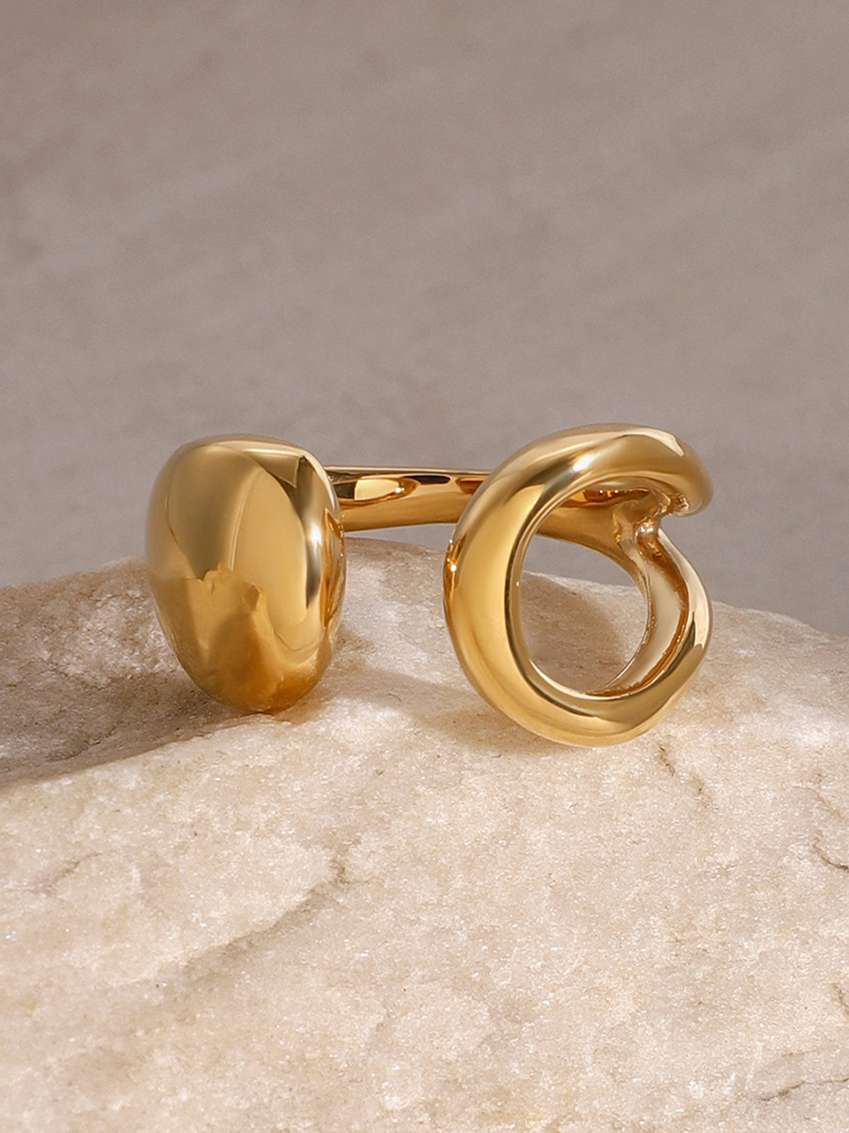 Open snijdring voor een trendy stijl