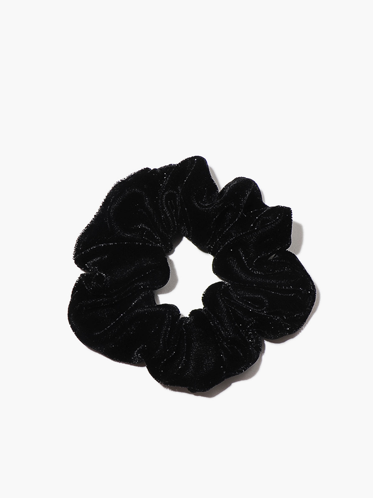 Chouchou van fluweel met varkentjesdetails voor een elegante uitstraling