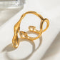 Aanpasbare Liquid Lava-ring, open en met unieke stijl