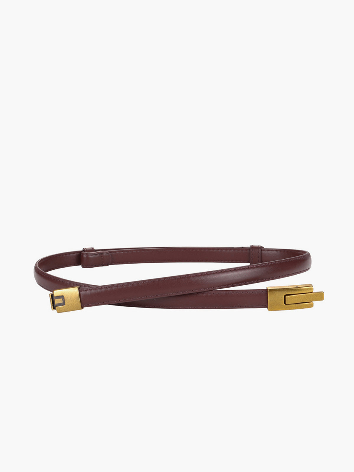 Elegante Vintage Slanke Riem met Magnetische Gesp
