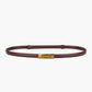 Elegante Vintage Slanke Riem met Magnetische Gesp