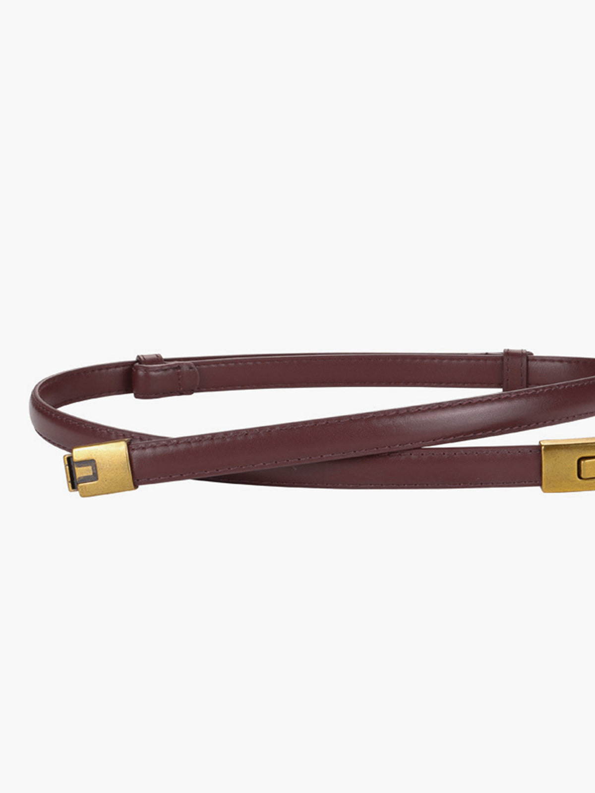 Elegante Vintage Slanke Riem met Magnetische Gesp