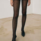 Doorzichtige luipaardprint panty voor een gedurfde en trendy uitstraling