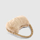 Fluwelen Gevoerde Band Fluffy Schoudertas voor stijlvolle comfort