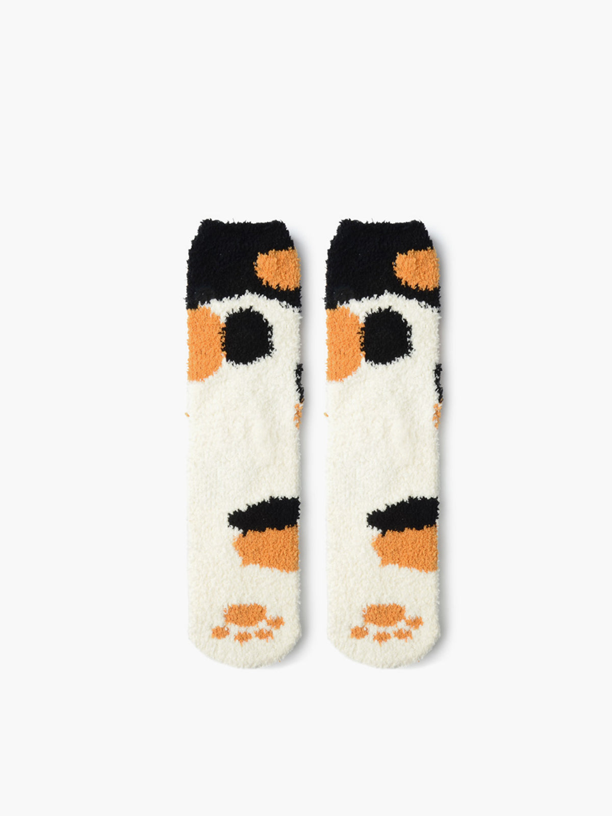 Zelfgelukdolfijn patroon coral fleece stippen sokken