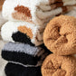 Zelfgelukdolfijn patroon coral fleece stippen sokken