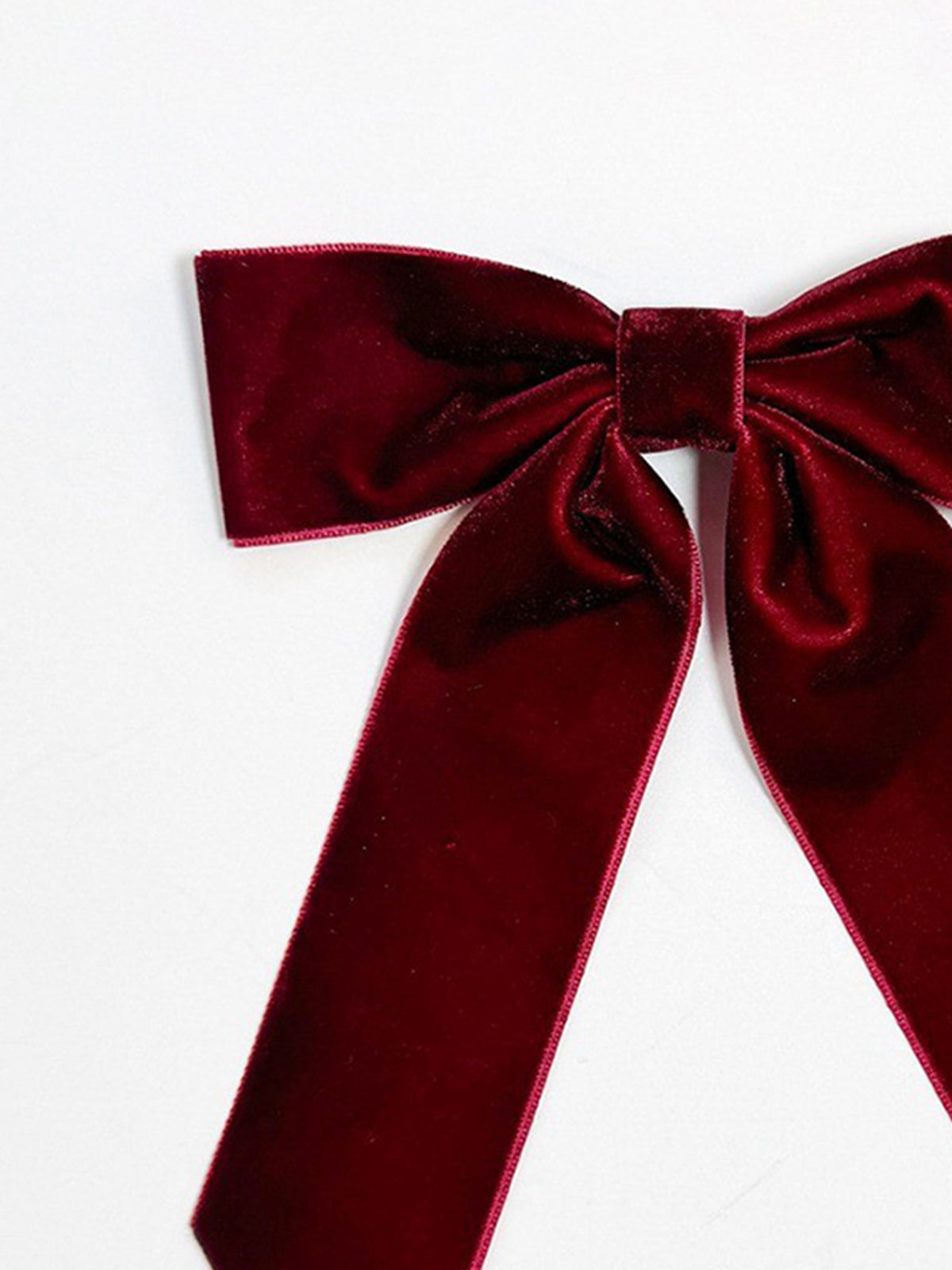 Elegant fluwelen strik haaraccessoire voor een chique uitstraling