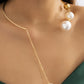 Imitatie Parels Choker Hanger Ketting