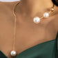 Imitatie Parels Choker Hanger Ketting