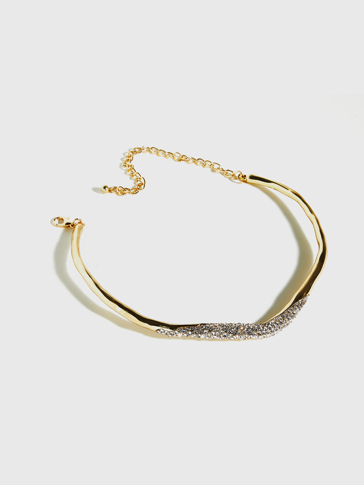 Onregelmatige Ziron Choker Ketting