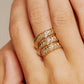 Ring en spirale van een slang met drievoudige laag