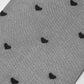 Doorzichtige panty's met hartjespatroon voor een romantische look