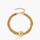 Elegant multi-ketting ketting met glanzende bolletjes