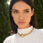 Elegant multi-ketting ketting met glanzende bolletjes