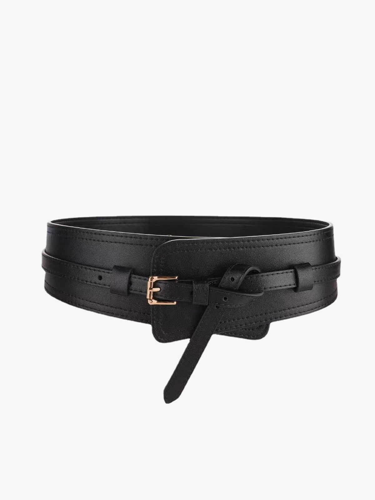 Oversized tweezersriem van runderhuid voor een gedurfde uitstraling