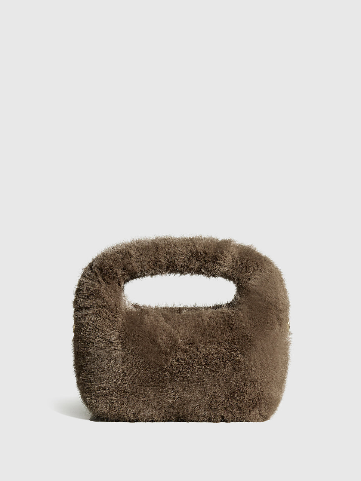 Elegant en zachte pluchen handtas en schoudertas