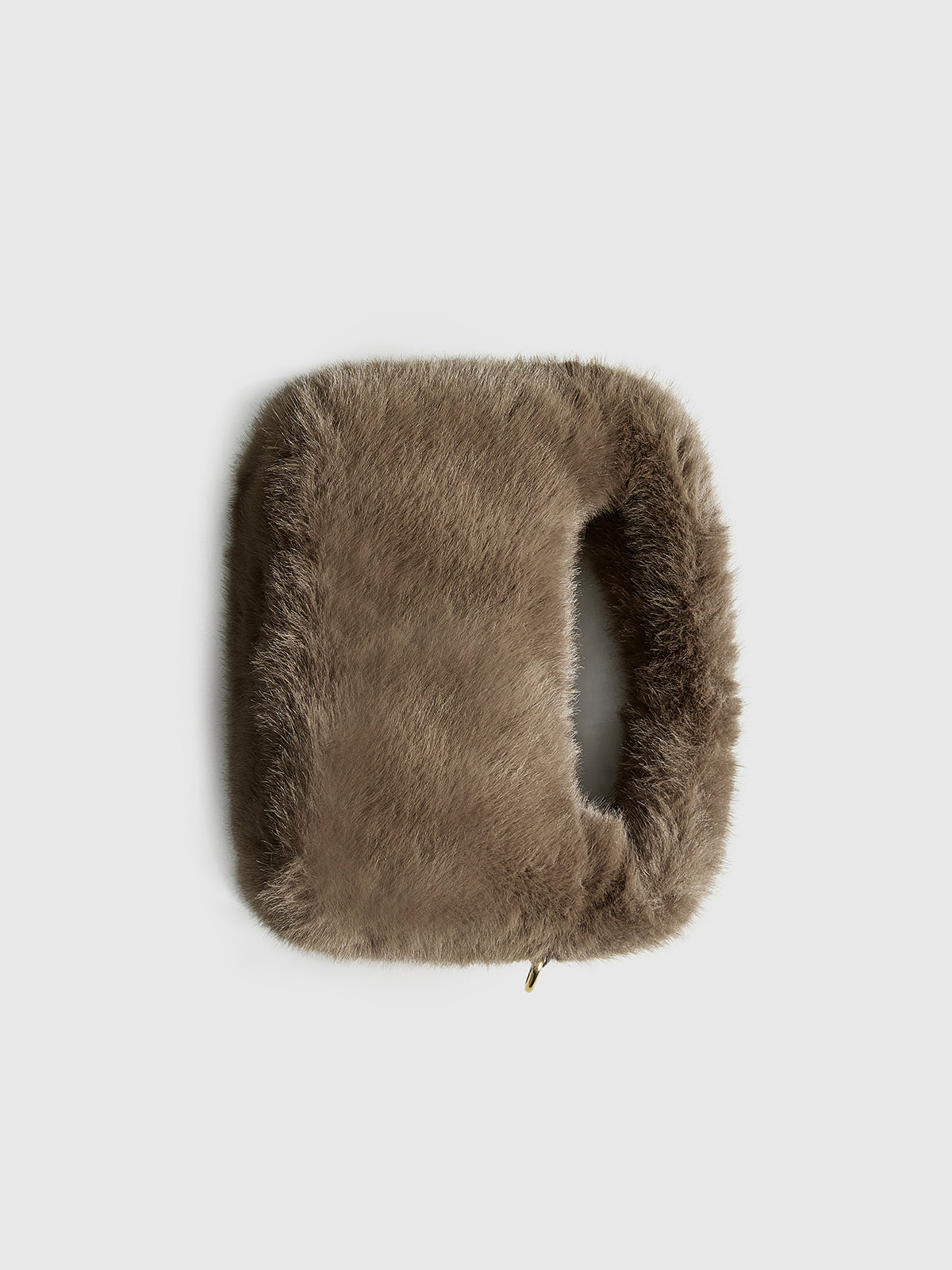 Elegant en zachte pluchen handtas en schoudertas