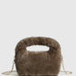 Elegant en zachte pluchen handtas en schoudertas