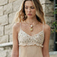 Elegante minimalistische drop hanger ketting voor een tijdloze uitstraling