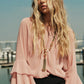 Aanwijsbare statement ketting met metalen parel kwast-ontwerp
