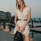 Zwarte Handtas met Franjes – Luxe Boho Tas met Gouden Details