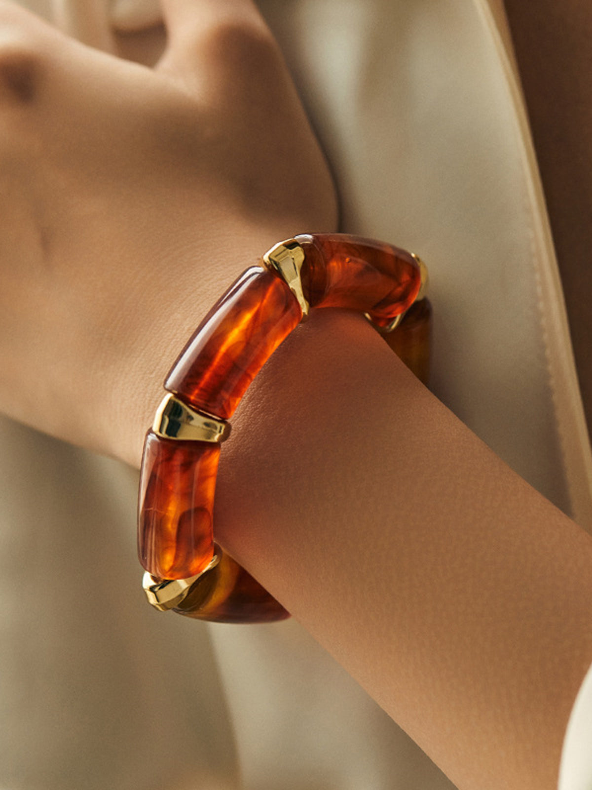 Chic Harsen Link Bangle Armband voor Moeiteloze Stijl