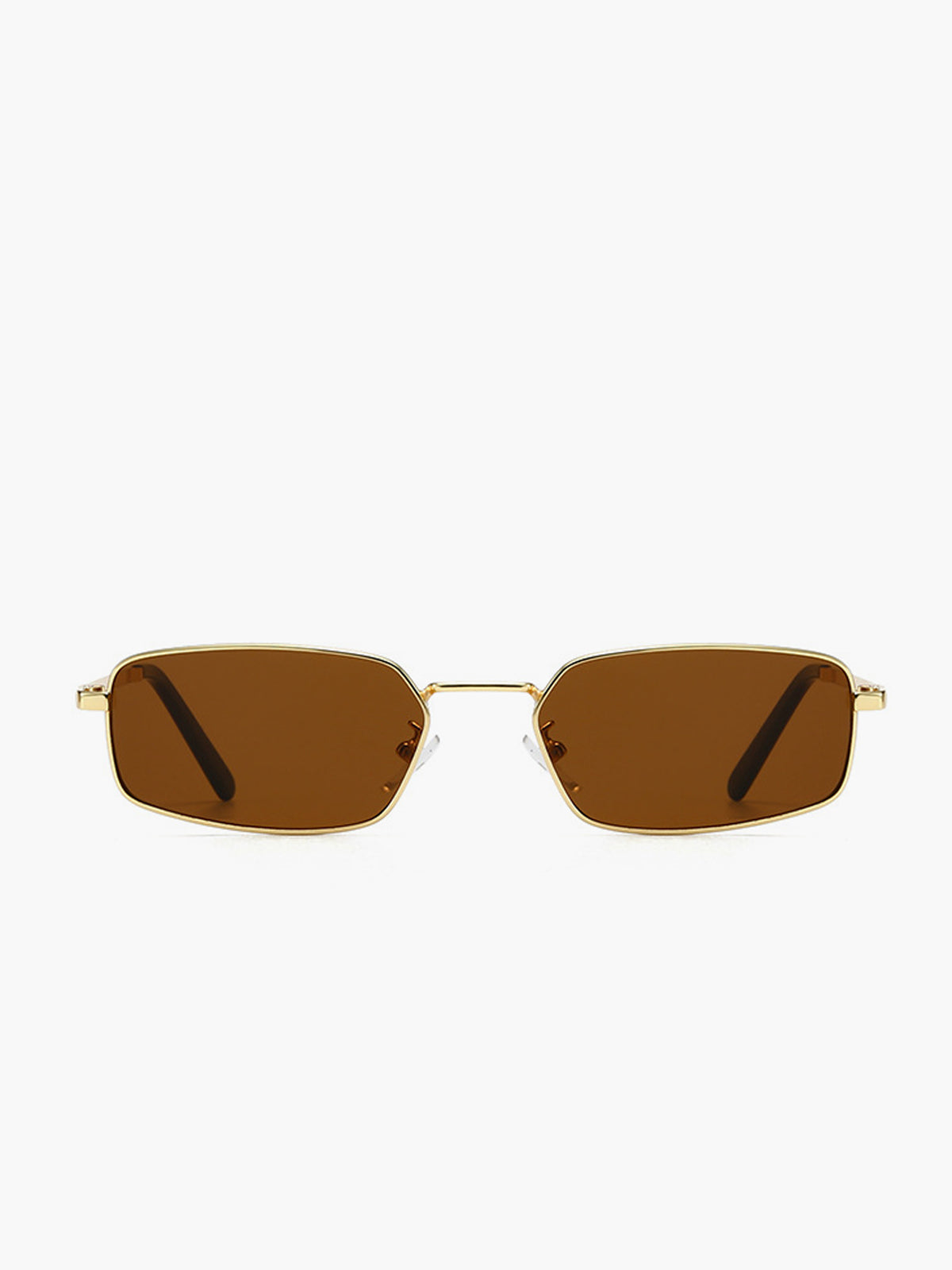 Zonnebril Vierkante Metaal Frame Retro Stijl voor een Klassieke en Trendy Look