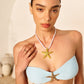 Gouden Stervisketting van touwen voor een elegante zee-look