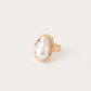 Elegante parelmoer schelpenring
