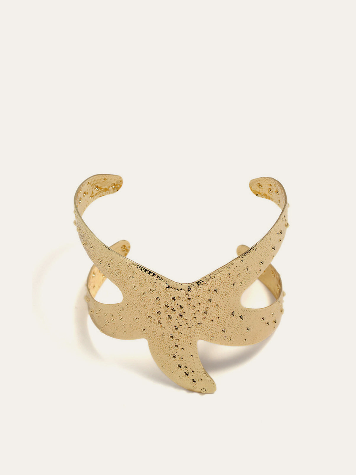Statement Armband Zeester – Goudkleurige Armcuff voor Dames