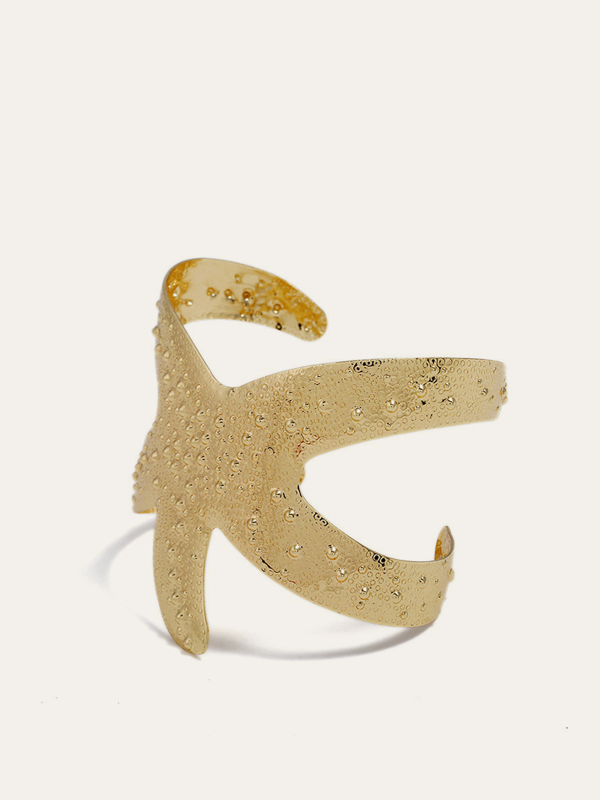 Statement Armband Zeester – Goudkleurige Armcuff voor Dames