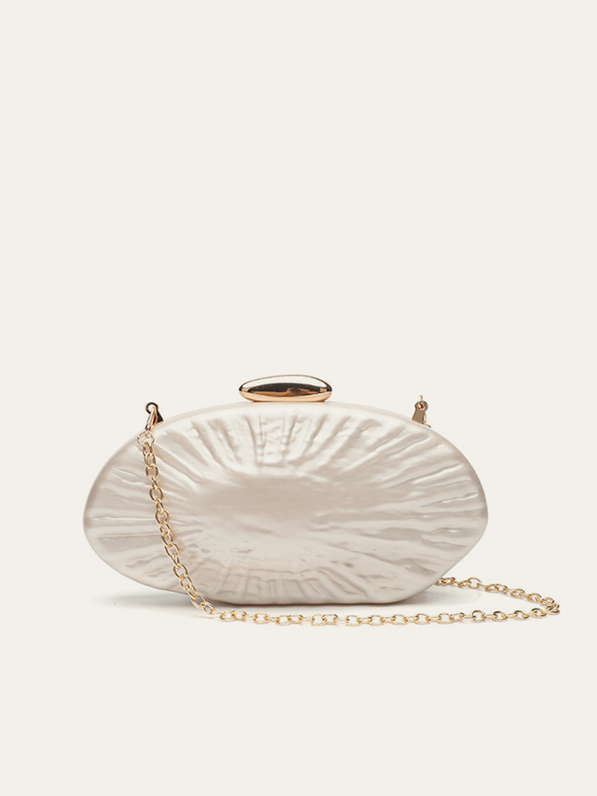 Elegante Parelendoos met gouden ketting voor stijlvolle verschijningen