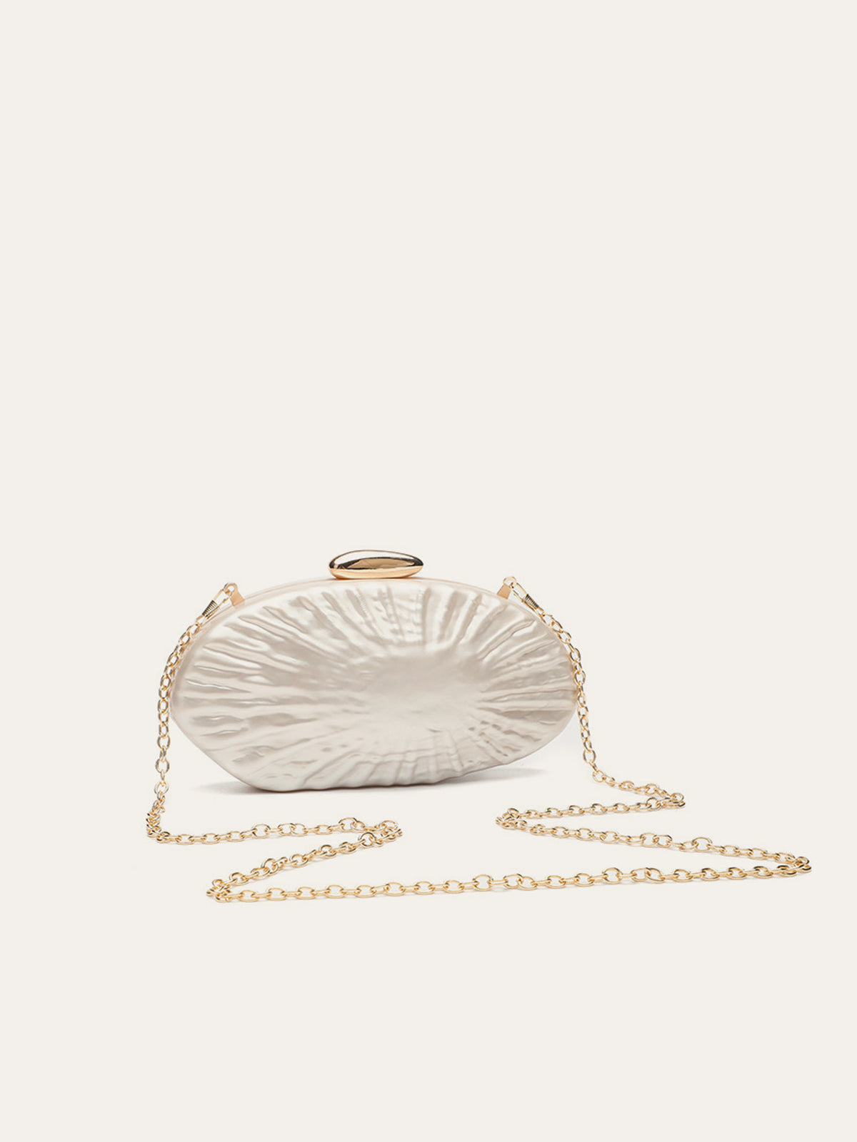 Elegante Parelendoos met gouden ketting voor stijlvolle verschijningen