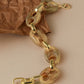 Elegante schildpadarmband met schakels voor een verfijnde uitstraling