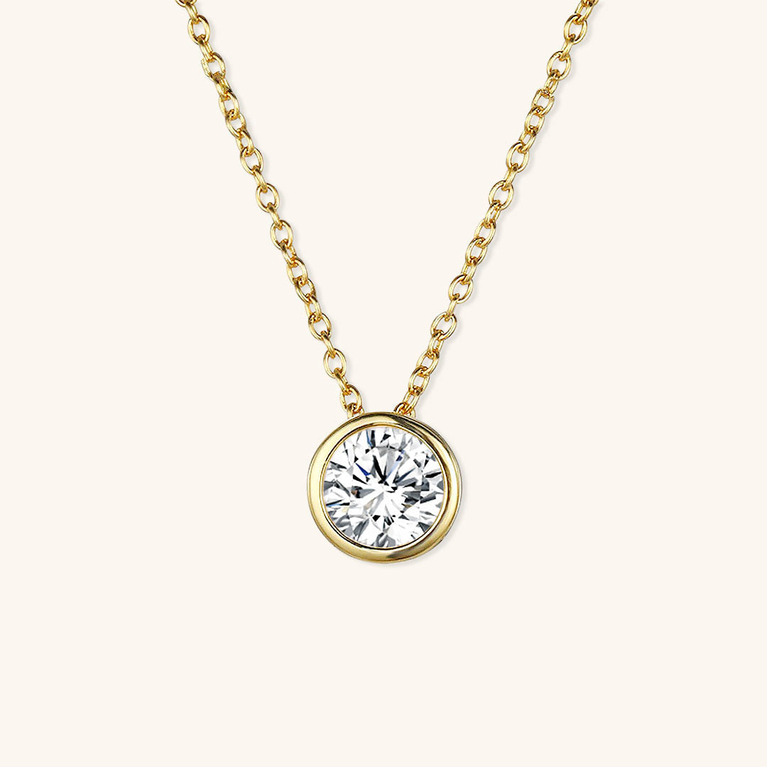 Elegante Geboortesteen Ketting - Amelia für personalisierte Geburtstagsgeschenke