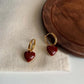 Hartoorbellen in parellook met gouden accenten