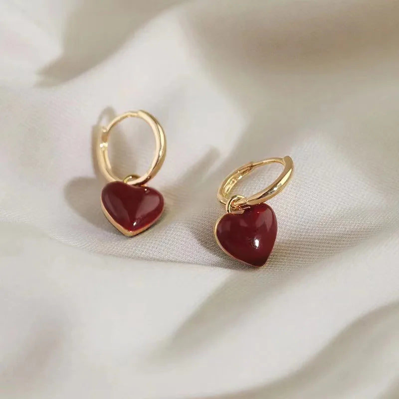Hartoorbellen in parellook met gouden accenten