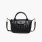 Elegante gevlochten mini-tas voor stijl en functionaliteit