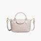Elegante gevlochten mini-tas voor stijl en functionaliteit