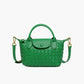 Elegante gevlochten mini-tas voor stijl en functionaliteit