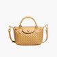 Elegante gevlochten mini-tas voor stijl en functionaliteit