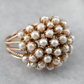 Elegante Gouden Parelsring voor een Tijdloze Look