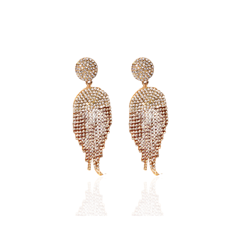 Oorbellen met Strass en Kwastjes - Malia