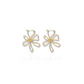 Stijlvolle Gouden Geometrische Bloem Stud Oorbellen - Elegant en Luxe Accessoire van Tommie