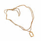 Gelaagde hanger ketting - Anouk
