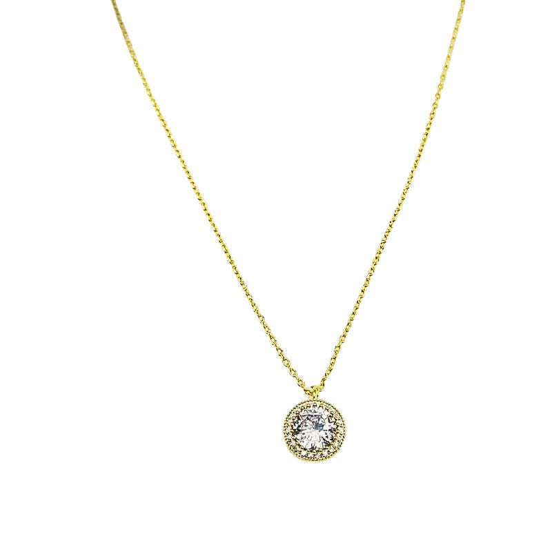 Femke Luxe Zirkoon Hanger Ketting - Elegant en opvallendAccessoire
